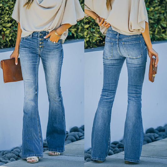 Slim & Flare Jeans